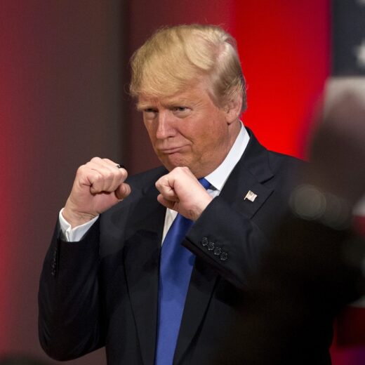 Hoe Trump een verkiezingsdebat won zonder op te komen dagen