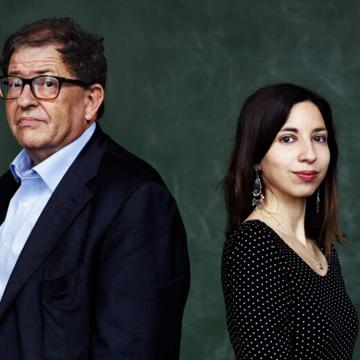 Max en Natascha van Weezel, vader en dochter uit 'tamelijk getraumatiseerd gezin'