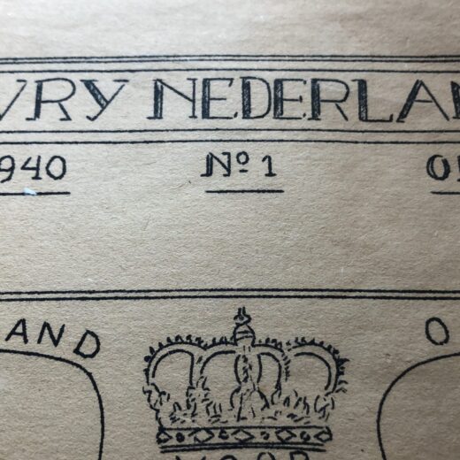 31 augustus 1940: de eerste Vrij Nederland