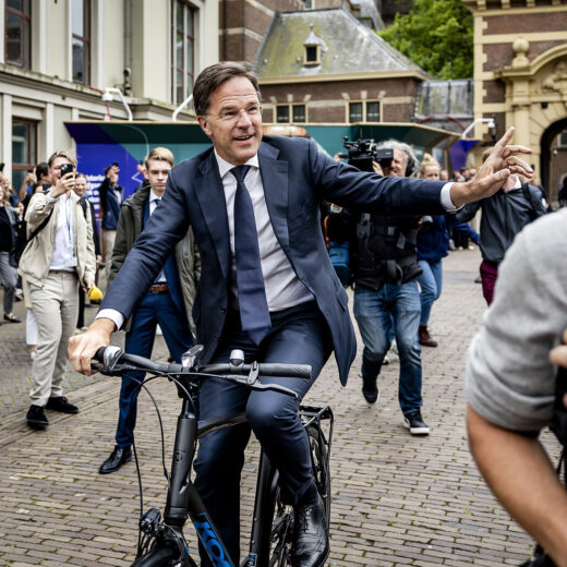 Rutte ging zoals hij kwam: ‘Hai!’, ‘Hoi!’, ‘Leuk!’