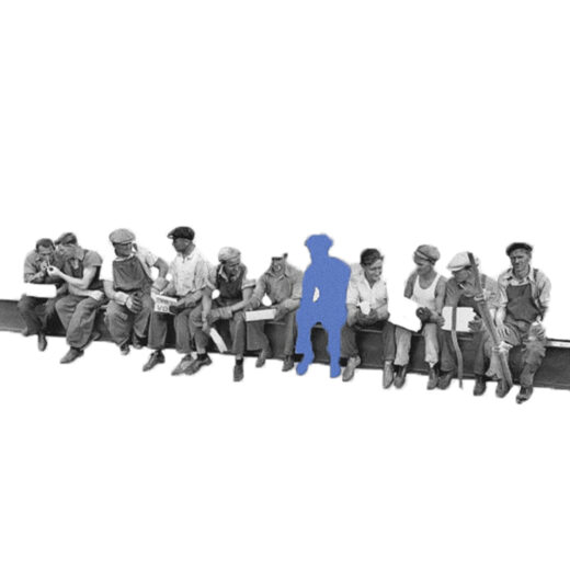 Nazikreten in de schaftkeet